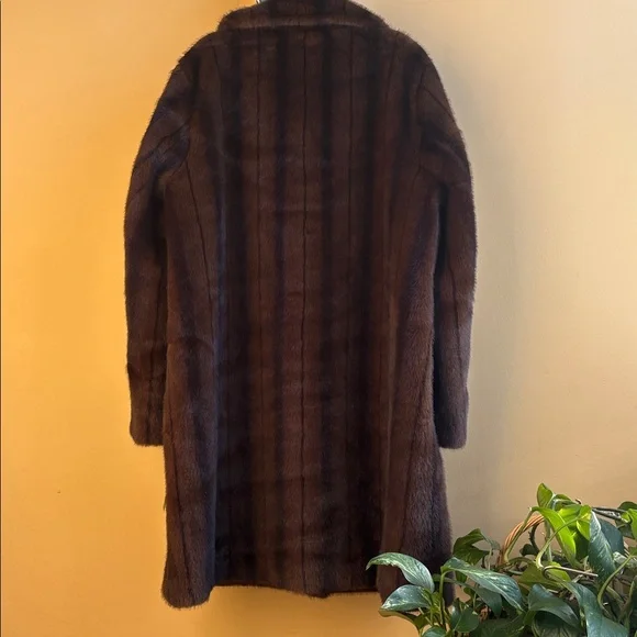 NWT Jones New York Faux Fur Coat Size XL Brown - Picture 6 of 6